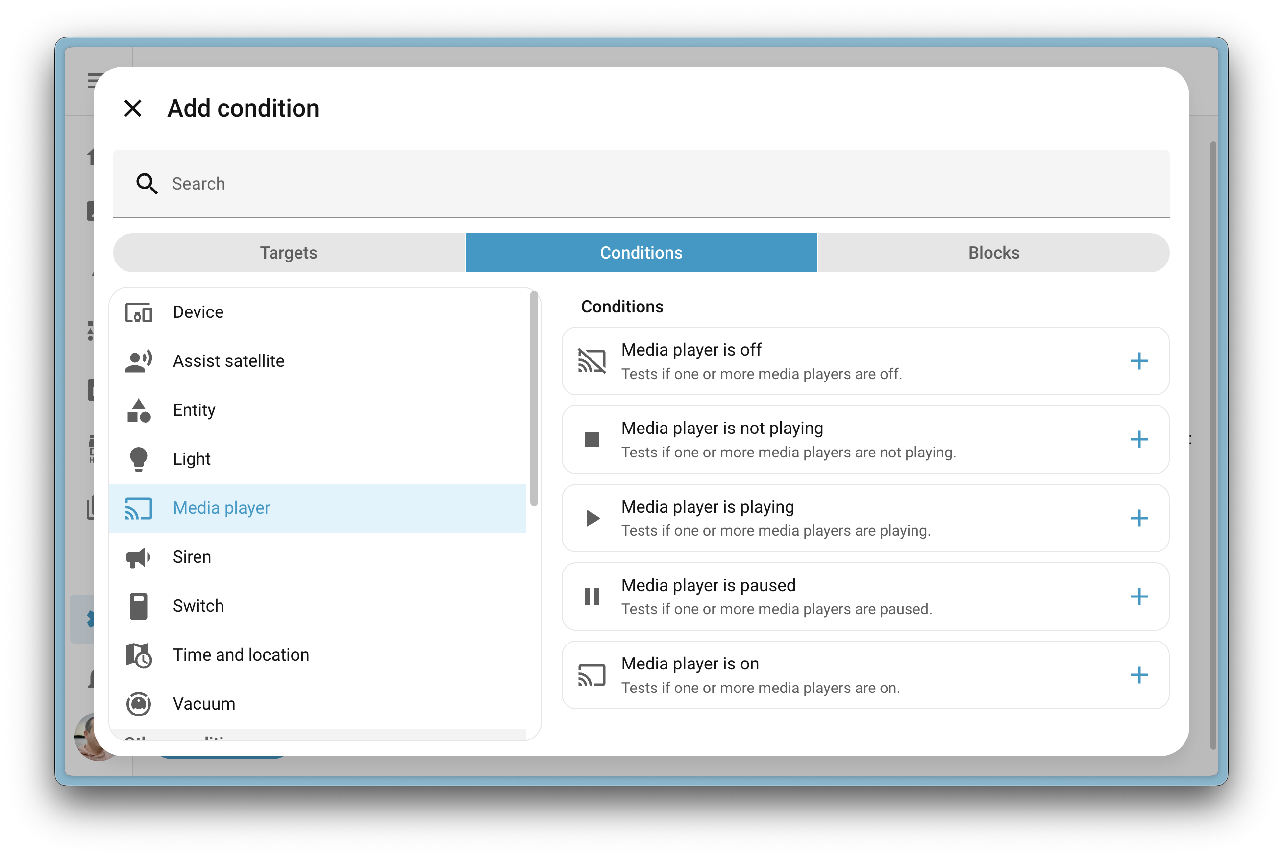 New purpose-specific conditions for automations