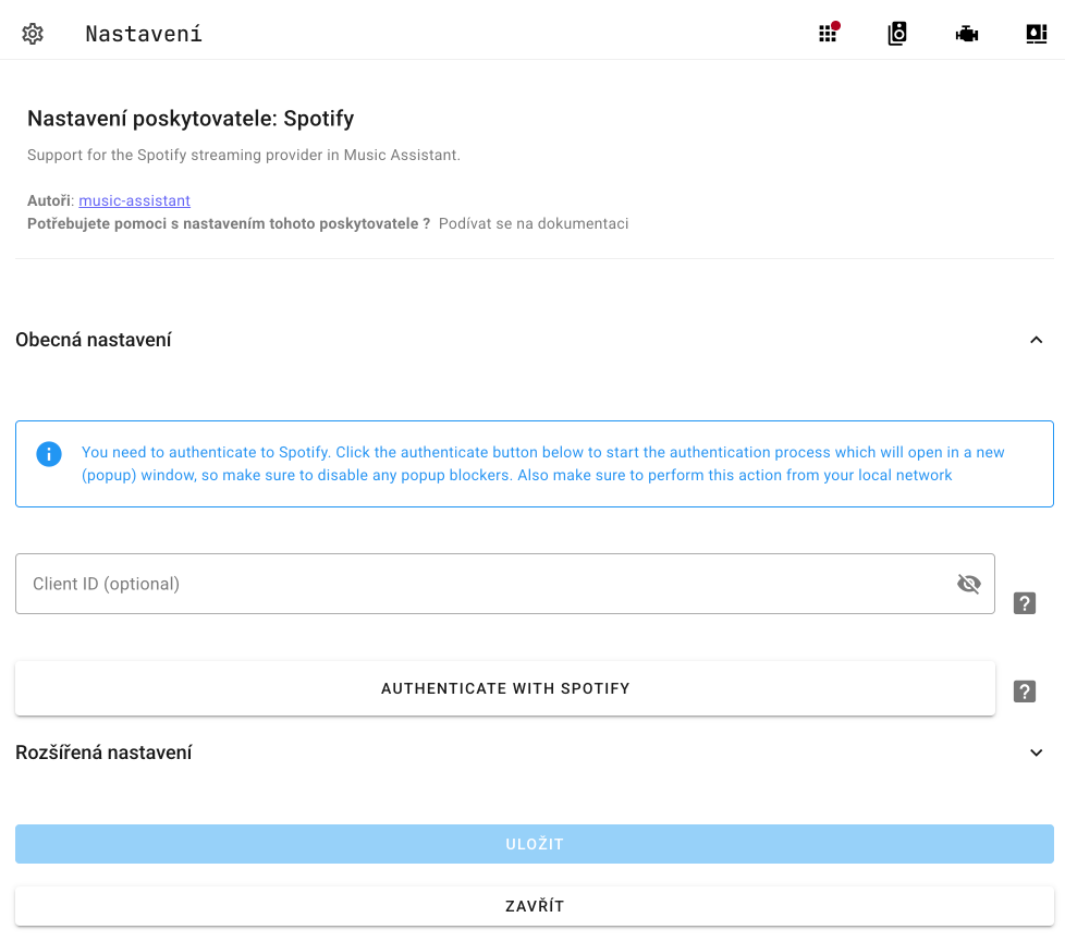 Music Assistant Add Spotify