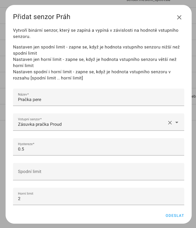 Threshold example