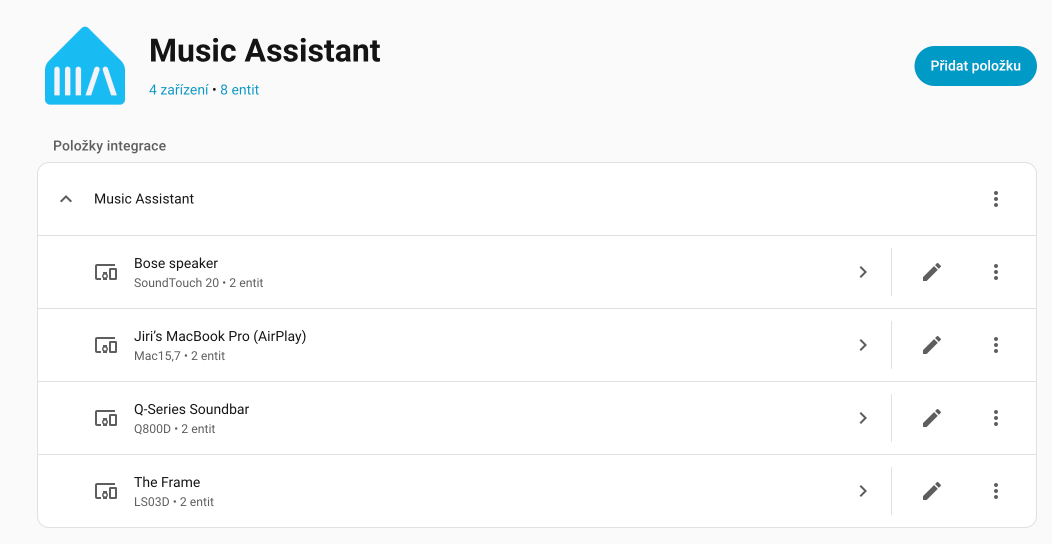 Music Assistant HA Integration