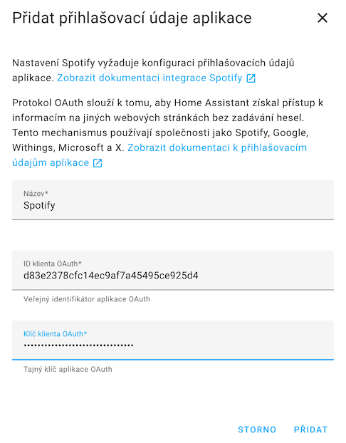 Spotify Integration Add