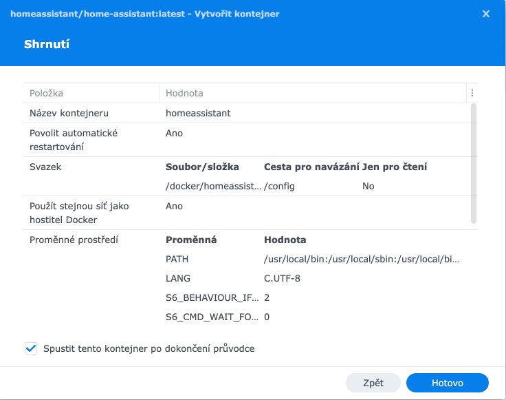 Synology Container Create folder 6