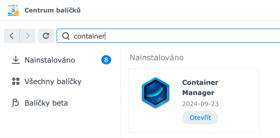 Synology Container Manager