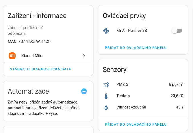 Xiaomi HA discovery auto