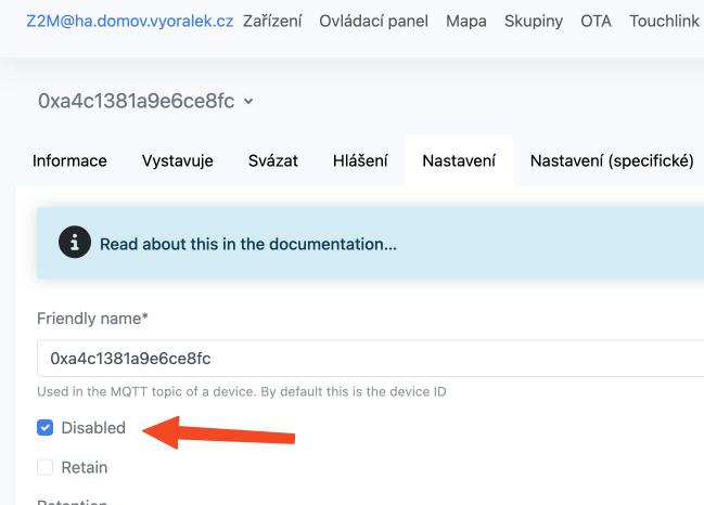 Zigbee2MQTT Device Setup