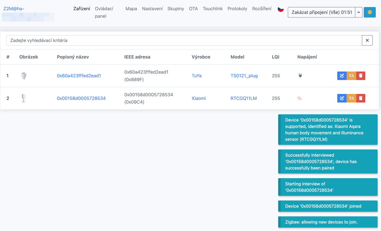 Zigbee2MQTT Pairing 2