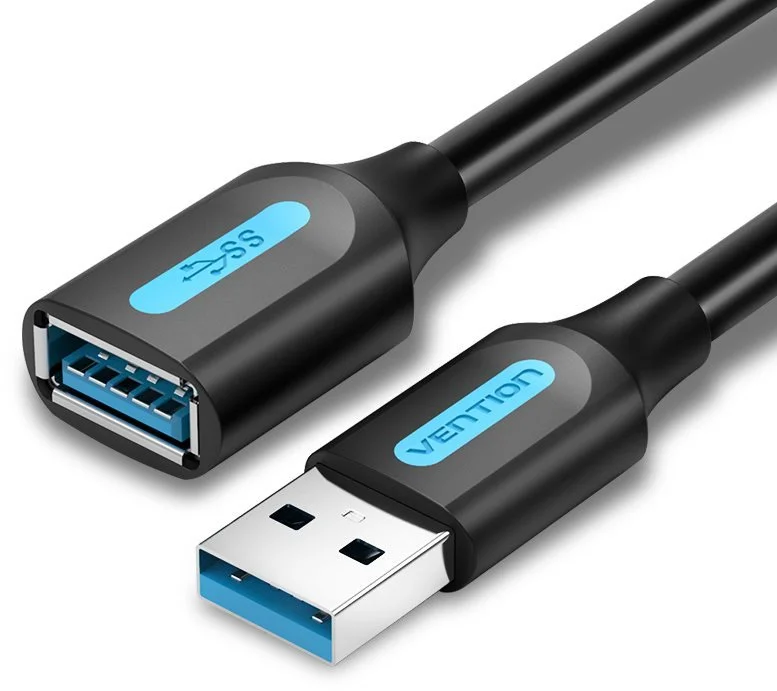 Vention USB 3.0 Male to Female Extension Cable 0.5m Black