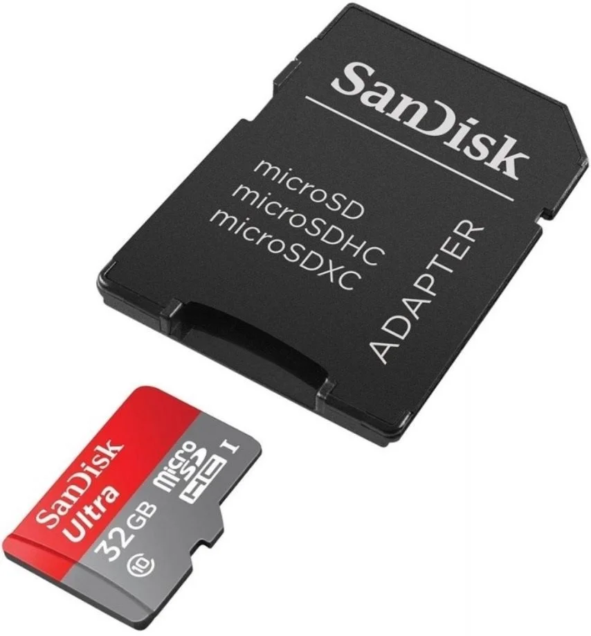 SanDisk MicroSDHC 32GB Ultra + SD adaptér