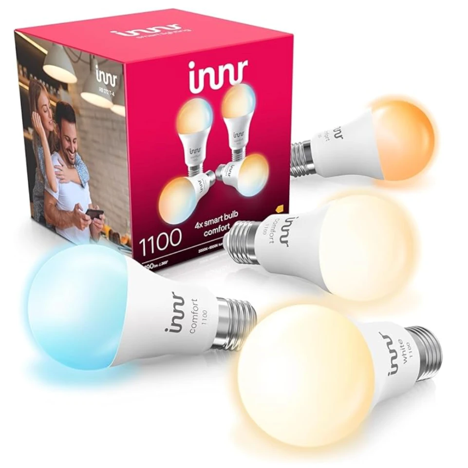 Innr chytrá žárovka 1190l 2700K 9W E27 set 4ks